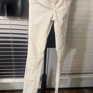 J Brand Cream Corduroy Pants